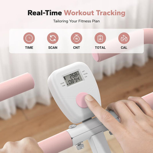 Squat Machine Glutes Workout Adjustable Resistance Foldable Exercise Equipment Leg Exercise Machine, FathersDayGift with 350lbs Weight Capacity, Rowing Machine, dealsforyoudays
